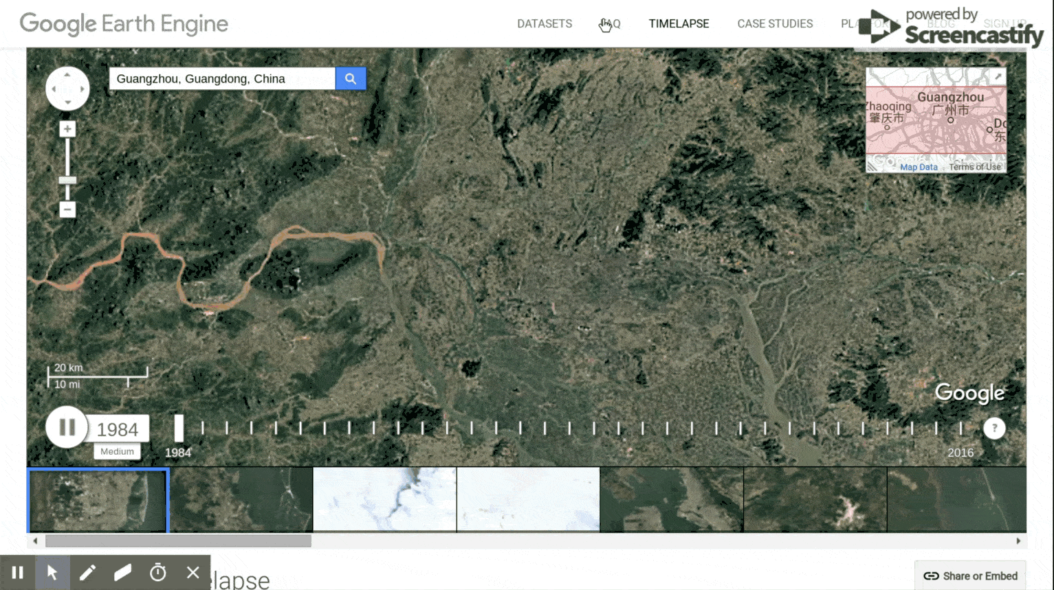 Timelapse Google Earth Engine - Edited